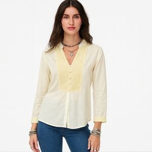 Mary McFadden Vintage lace Peasant blouse M